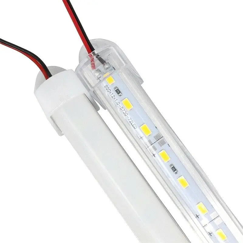 5PCS X  50cm DC12V SMD 5630 36led LED Hard Rigid LED Strip Bar Light Aluminium shell +pc cover LED Bar Light 5630