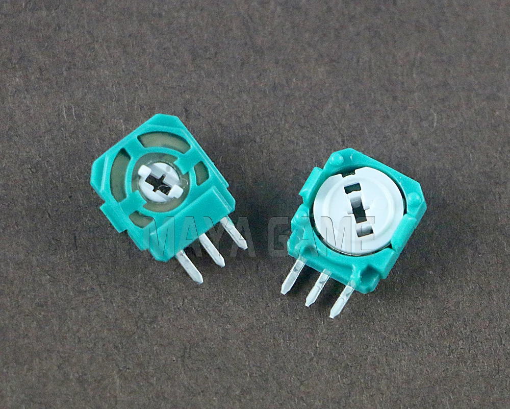 100 قطعة عصا تحكم تناظرية ثلاثية الأبعاد مايكرو التبديل محور المقاومات لاستبدال بلاي ستيشن 4 PS4 Xboxone تحكم Thumbstick