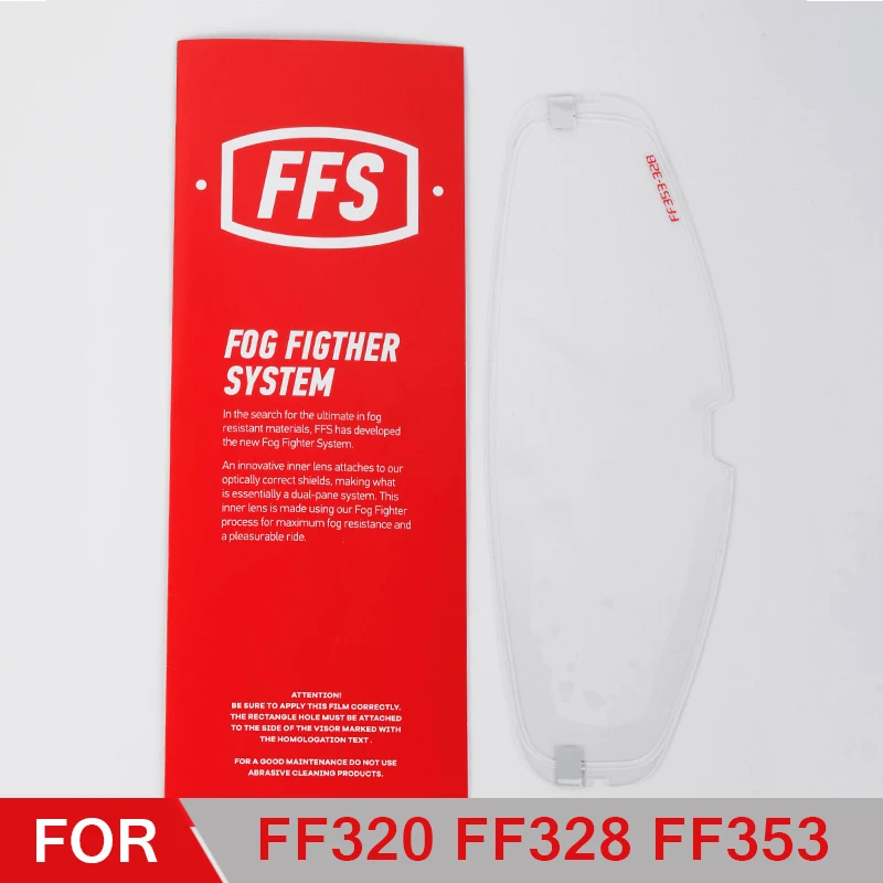 LS2 FF353 helmet Anti-fog film suitable for LS2 FF320 FF328 FF800 helmets visor anti-fog patch