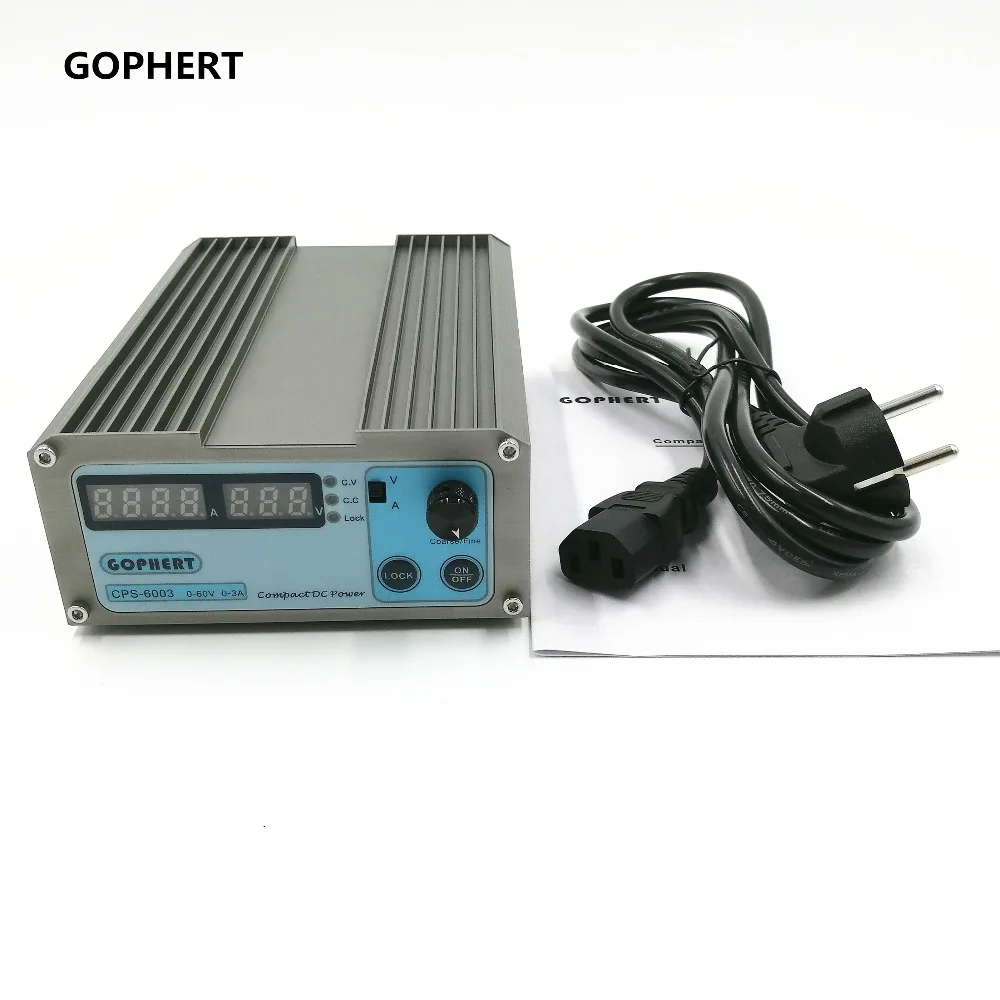 

CPS-6003 60V 3A DC High Precision Compact Digital Adjustable Switching Power Supply OVP/OCP/OTP Low Power 110V/ 220V