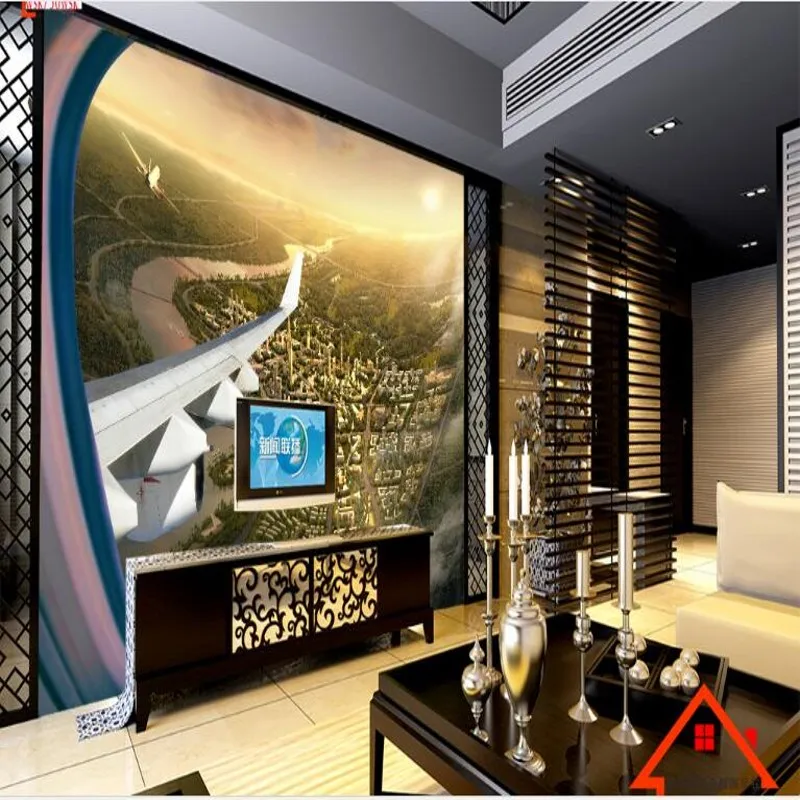 

wellyu Custom large - scale murals high - definition urban background wall paintings wallpaper papel de parede para quarto