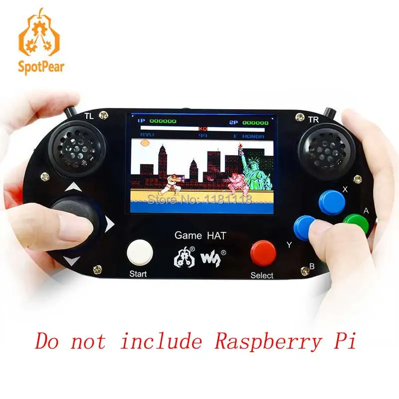 

Raspberry Pi 3B+/4B Game LCD 3.5inch compatible with HDMI Gamepad on board for Raspberry Pi 4B/2B zero w RetroPie with Case