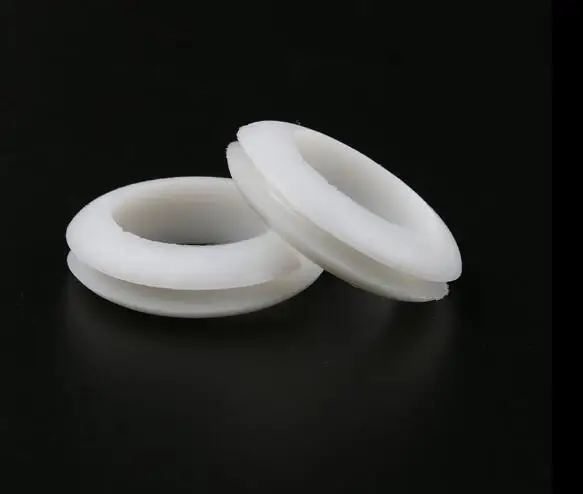 100PCS 3/4/5/6/7/8/10/12/14/16/18/40mm Inner Diameter Cable Wiring Rubber Grommets Gasket Ring Wire Protective Loop Black White