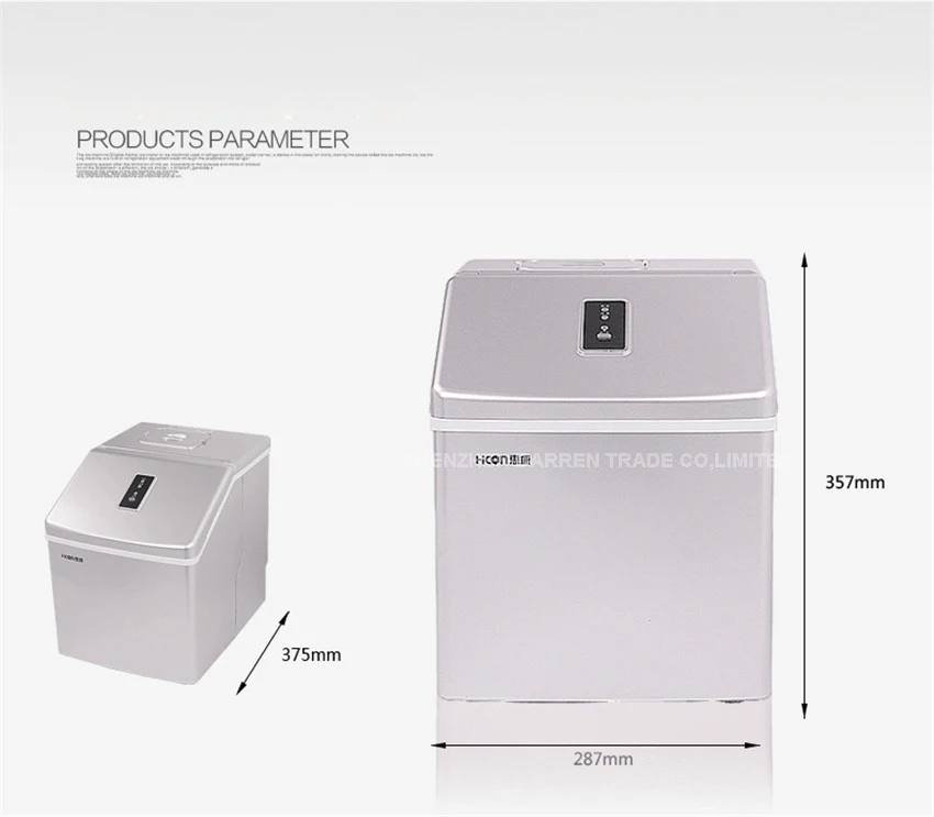 1 Pc HZB-20FA Ice Maker Machine Draagbare Automatische Ice Cube Maker Machine Kogel Ronde Ijs Blok Maken Machine 25kgs/24H 220V