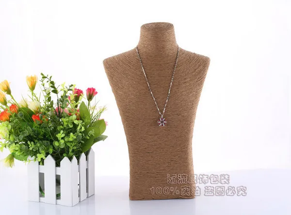 New High Quality Mannequin Necklace Jewelry Pendant Display Stand Show Decorate Mannequin For Jewellery Free Shipping