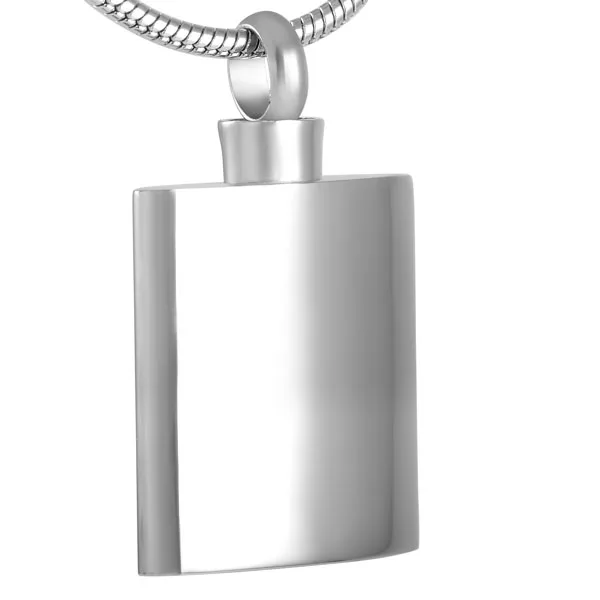 

IJD8475 Waterproof Engravable stainless steel Blank Winebottle ashes urn jewelry memorial keepsake cremation pendant necklace