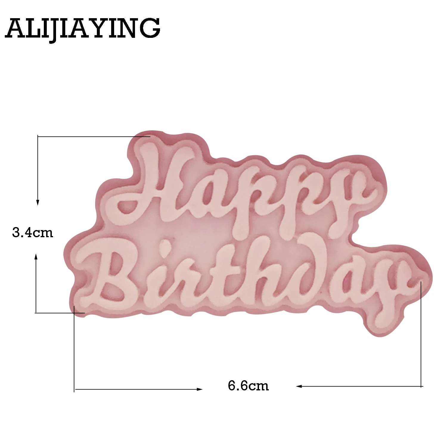 M1174 Silicone 3D Happy Birthday Letters Numers Mold For Ice Jelly Chocolate Mold Birthday Cake Decorating Tool Mould