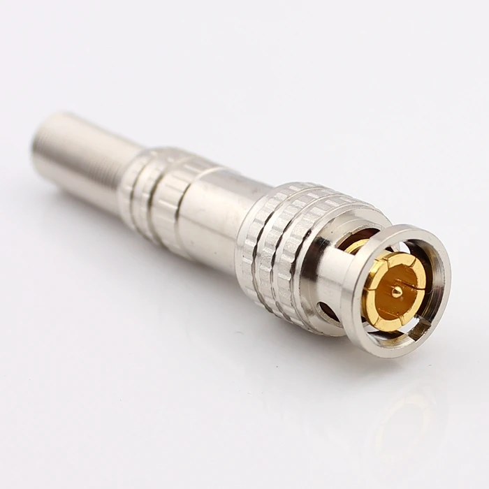 

100pcs/lot Monitoring connector camera special BNC welding all metal connector Q9 plug suitable for wire 75-5/4/3