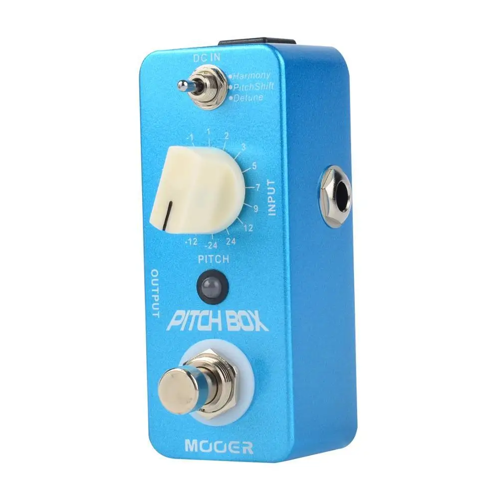 MOOER Pitch Box Compact Effect Pedal Harmony Pitch Shifting Detune 3 Mode True Bypass Guitar Pedal with Pedal Connector