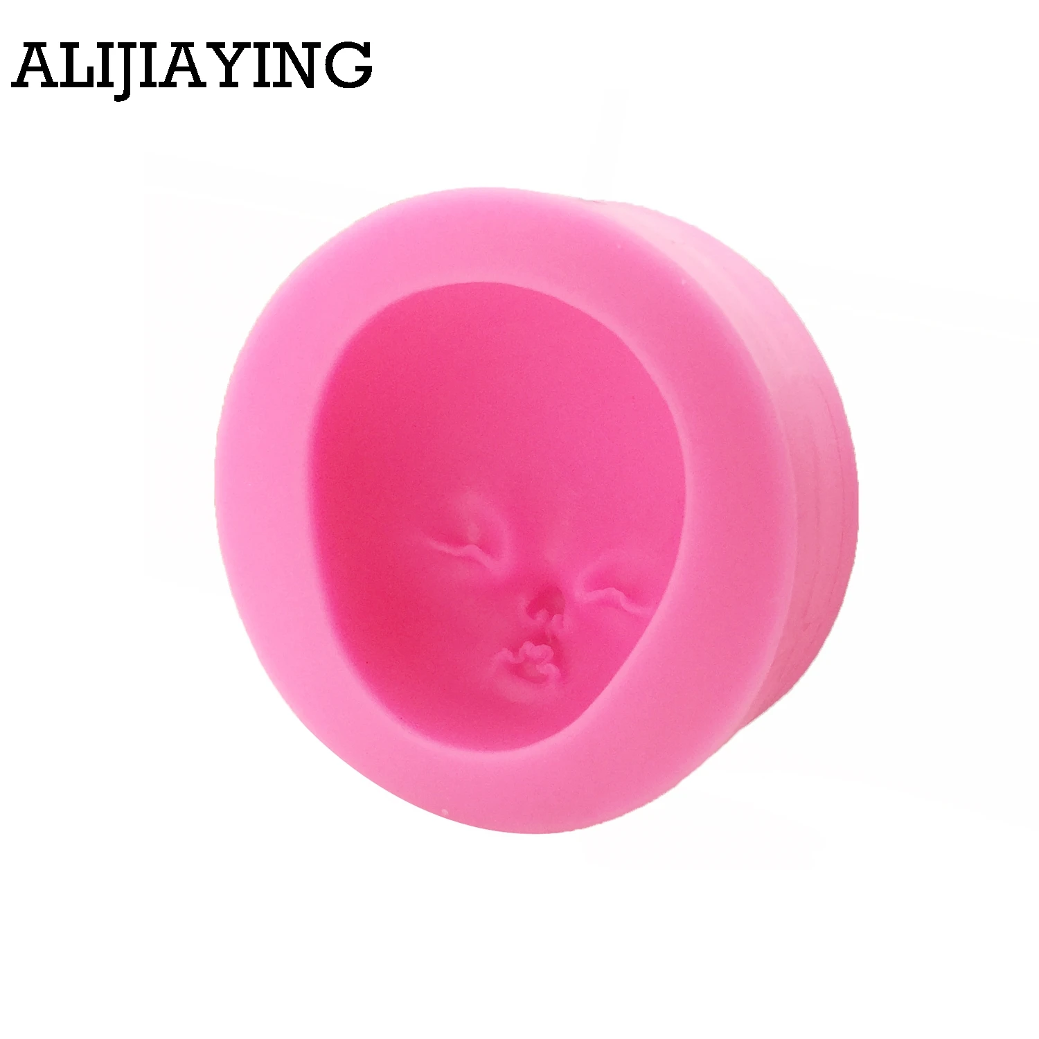 M0957 Baby Face Silicone Mold Chocolate Polymer Clay Craft Molds Handmade Craft Dolls Face Mold Sugar craft Mould Baking Tools