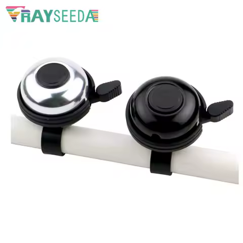 Aluminium Alloy Bicycle Bell Black Silver Cycling Safety Alarm Bells Loud Sound Mountain Bike Handlebar Ring Bicycle Accessories