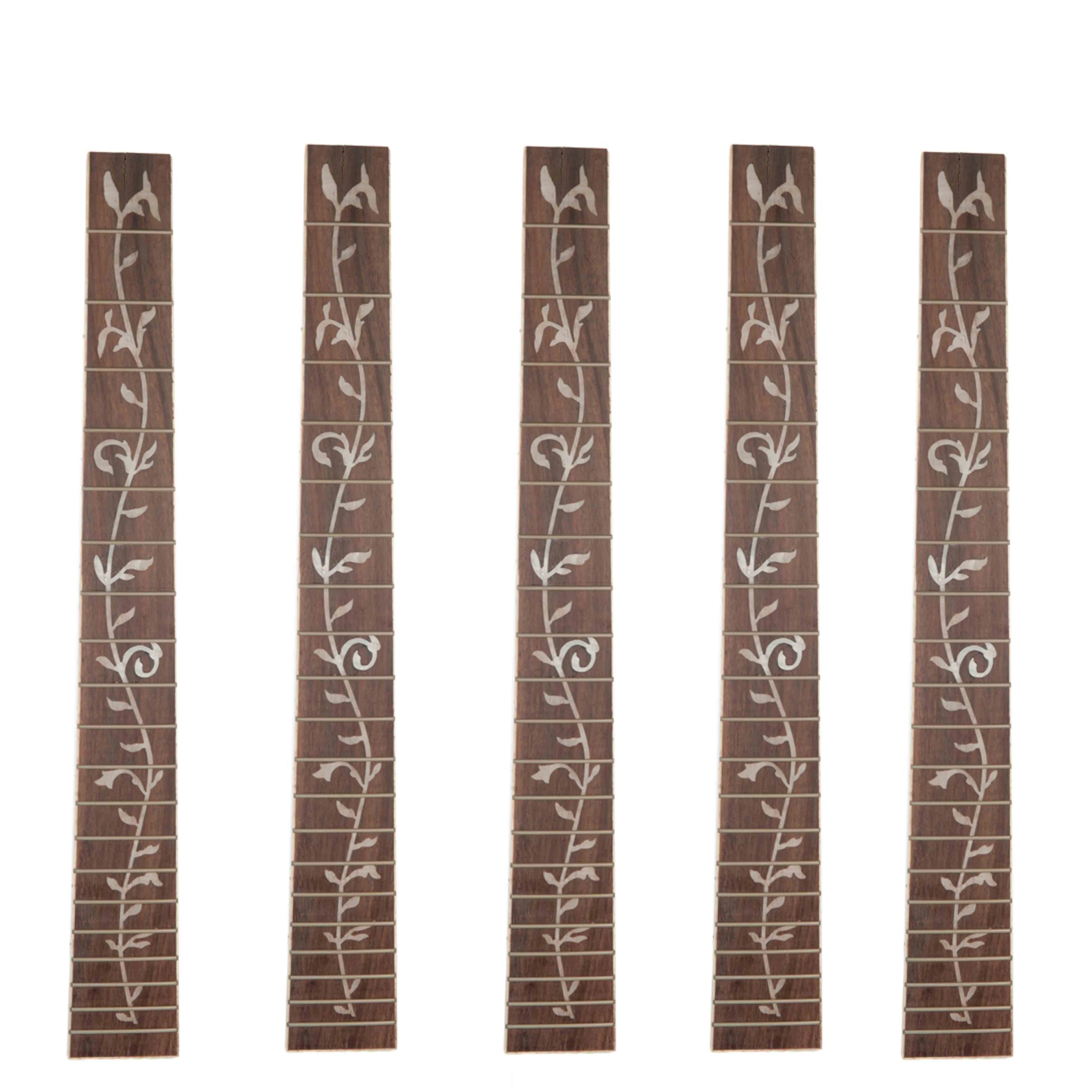 

5 PCS New Guitar Fretboard Tree Of Life Rosewood Fretboard Fingerboard For 41'' 20 Frets Guitar Parts Accessories #64