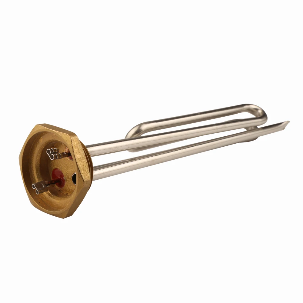 DN32 1-1/4 "42mm gwint mosiężny kołnierz Burrow element grzejny do podgrzewacza wody ARISTON 1,5KW 220V