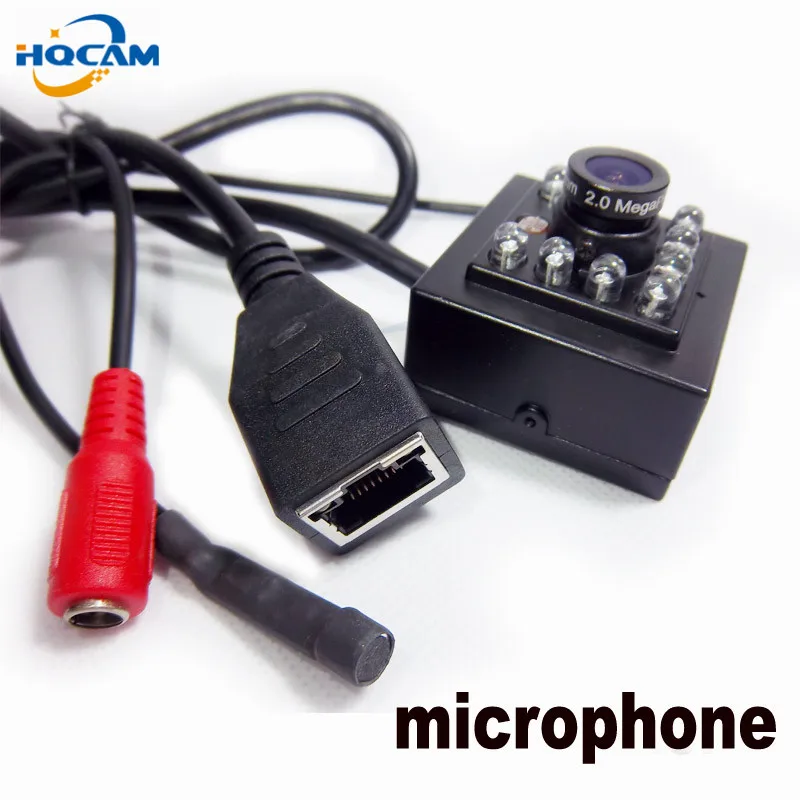 Hqcam 1080P Mini Ir Camera 10Pcs 940nm Ir Leds Infrarood Cam Nachtzicht Suport Audio Mini Ir Ip camera P2P IMX307 IR-CUT