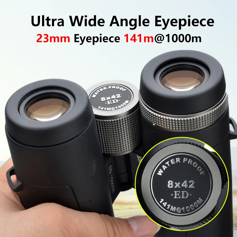 Saga vysoký definice binoculars 8X42 10X42 prokletí objektiv kemping hon scopes velký okulár dalekohled odborný binokulární hd