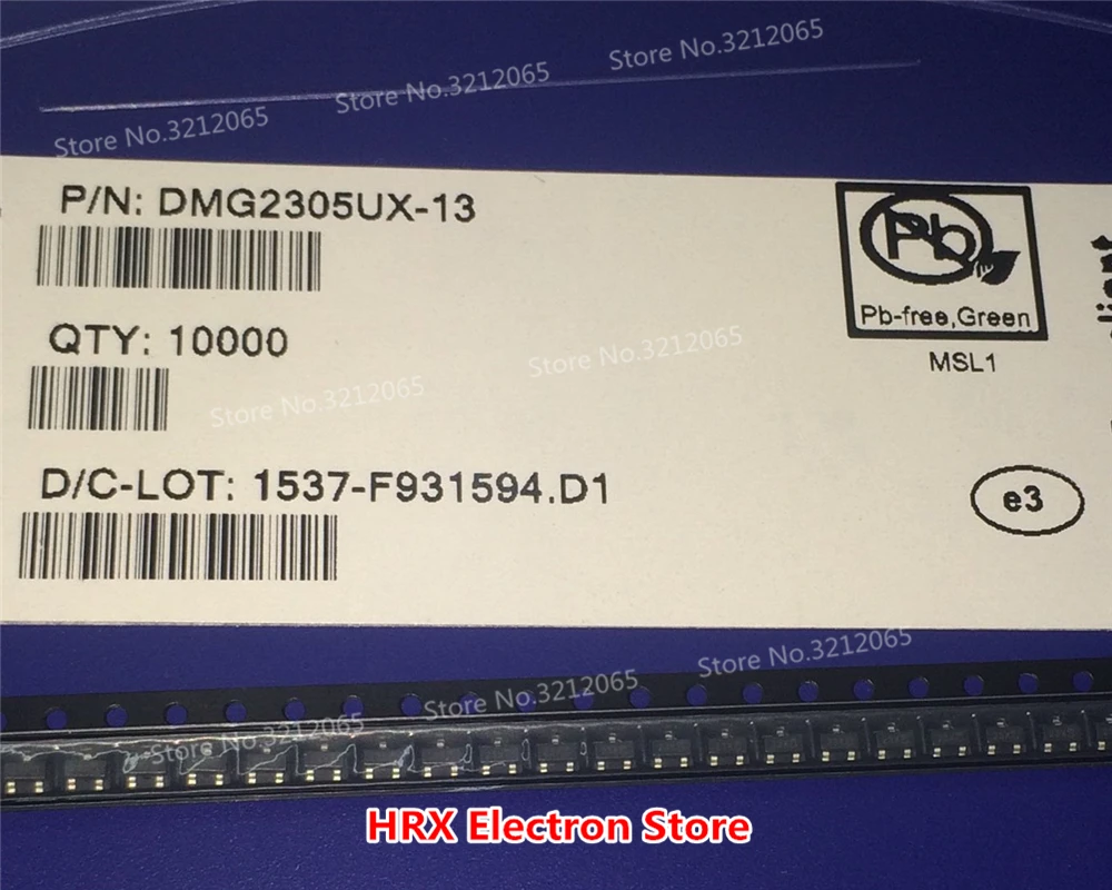 

100% New Original DMG2305UX-13 DMG2305UX-7 Code:23X SOT-23 20PCS-100PCS