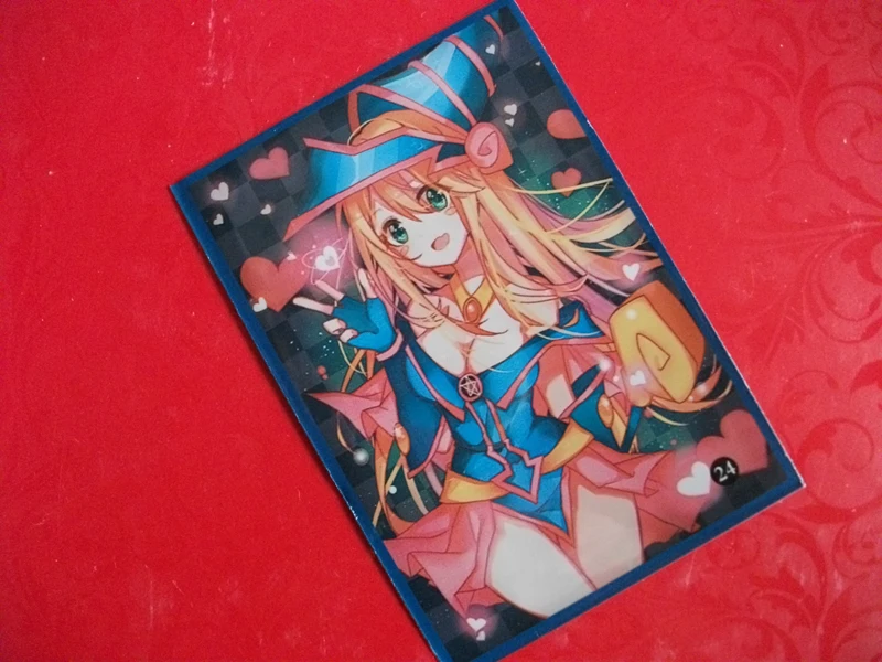 10 packs/set (500pcs) Yu-Gi-Oh! Cosplay Yugioh Dark Magician Girl Anime  Board Games Card Sleeves Card Barrier Card Protector - AliExpress