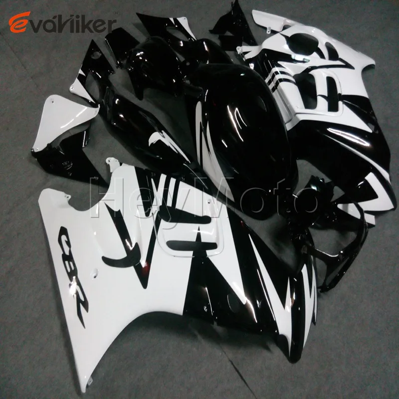 Motorcycle Full fairing kits for CBR600F3 1997 1998 CBR600 F3 1997 1998 white black ABS Plastic motorcycle fairing