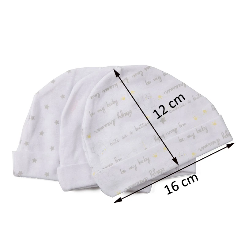 2022 Hot Sale Special Offer Unisex Cotton 0-3 Months Newborn Photography Props Newborn Baby Girl Hat Set Cap Thermal Soft Pocket