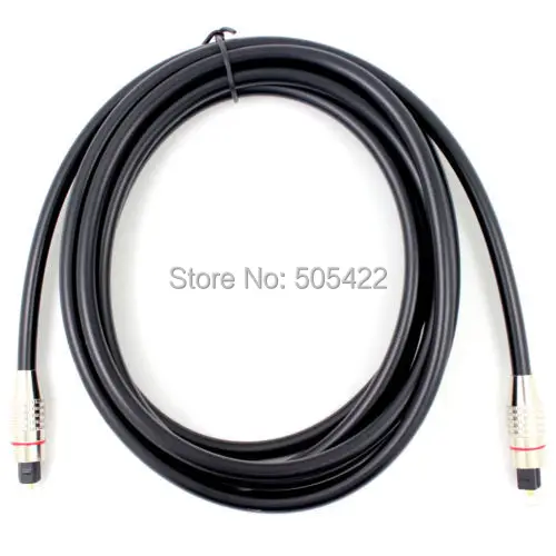 OD6.0 1M 3.3FT Digital Audio Optical Fiber Cable Toslink Cable Cord Male to Male ADAT, DAW, Dolby Digital