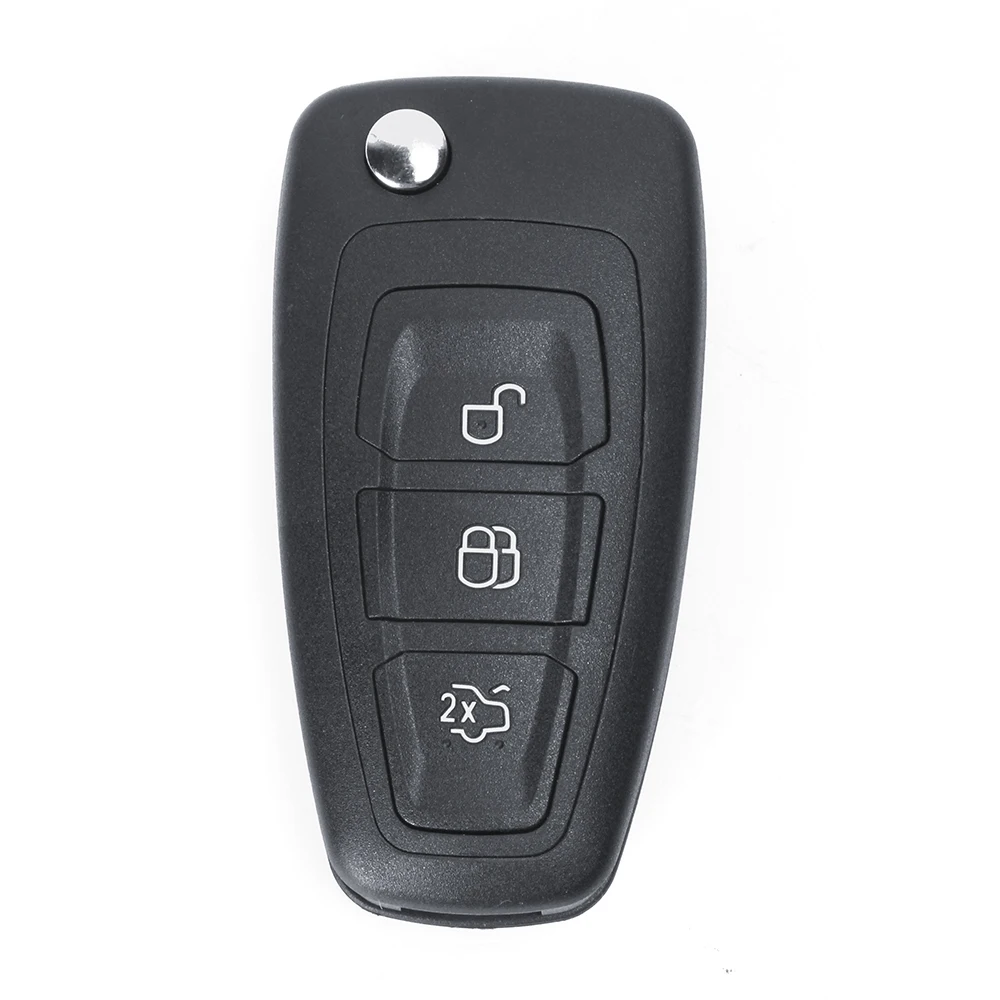 Keyecu Replacement Remote Key Fob 3 Button for Ford C-Max S-Max Focus MK3 Grand Mondeo 2010-2018 434MHz 4D63 Chip 5WK49986