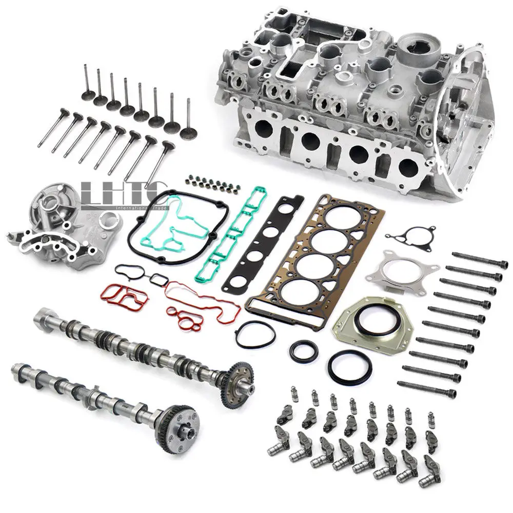 Fast Expedited ship!Cylinder Head Camshaft Gaskets Valves Kit For Audi A4 A5 A6 Q5 2.0 TFSI CAEB CDN