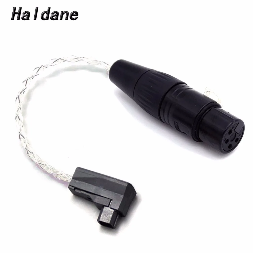 

Free Shipping Haldane 4 Cores Silver Plated RSA/ALO Balanced to 4pin XLR Female Audio Adapter Cable For SR71 SR71B RXMK3 SOLO