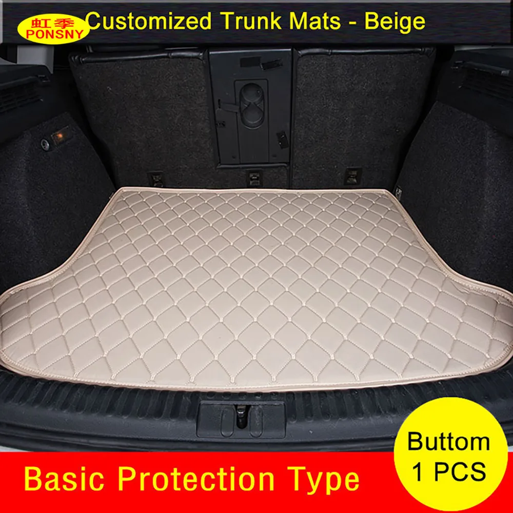 

PONSNY for Lexus ES250 ES240/350 GS300/350 LS430/460 RX270 GS GX IS LS LX RX Car Trunk Mats Carpets Customized Trunk Rugs