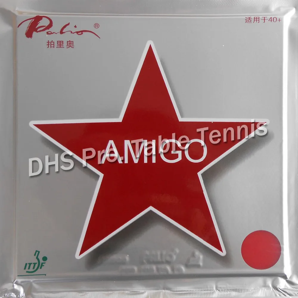 Palio AMIGO 40+ tacky  pips-in table tennis  pingpong rubber with GL sponge 2.2mm