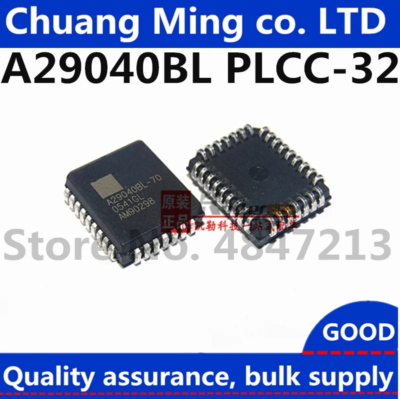 

Free Shipping 50pcs/lot A29040BL-70F A29040BL-70 A29040BL 29040 PLCC-32 IC In Stock