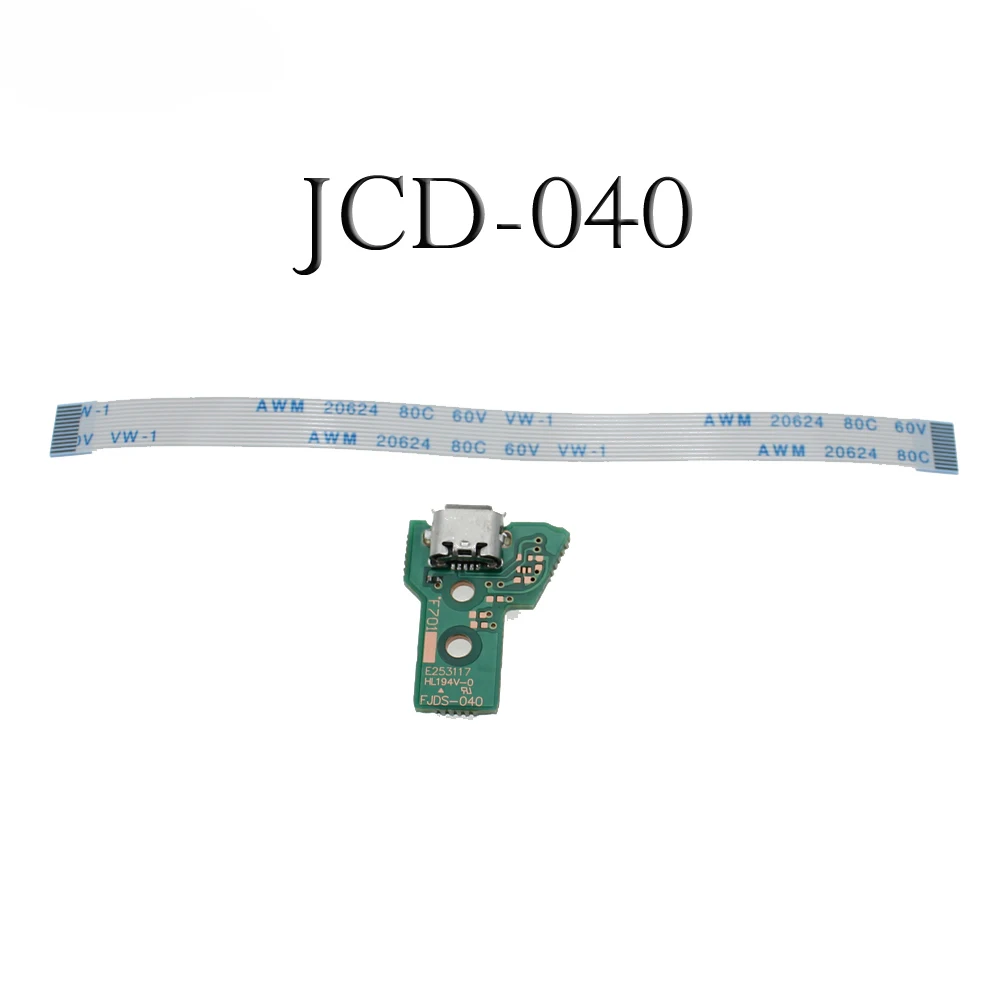 JDS-001 JDS011 JDS030 JDS040 55 USB-разъем для зарядки, плата зарядного устройства с гибким ленточным кабелем для PS4 Pro, плата контроллера