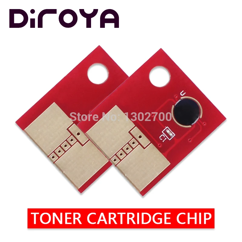 Chip de cartucho de tóner para impresora, reinicio de polvo para lexmark X203 X203N X204 X204N X203A X 2,5, versión WW 203 K X203A11G, 5 piezas