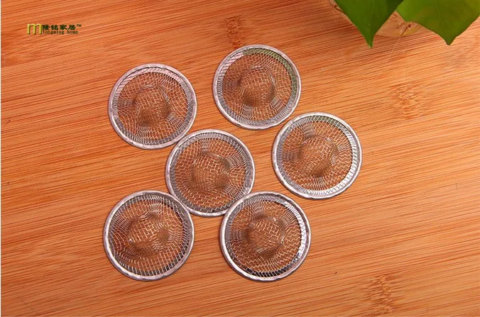 1PC High Quality Wholesale Stainless Steel Mesh Sink Strainer Drain Stopper Filter Bath Hair Trap Stopper J1402