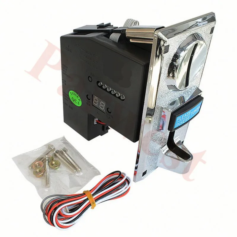 Hot sale Multi Coin Acceptor Electronic Roll Down Coin Selector Mechanism Vending Machine Coin Mech accept 6 different values