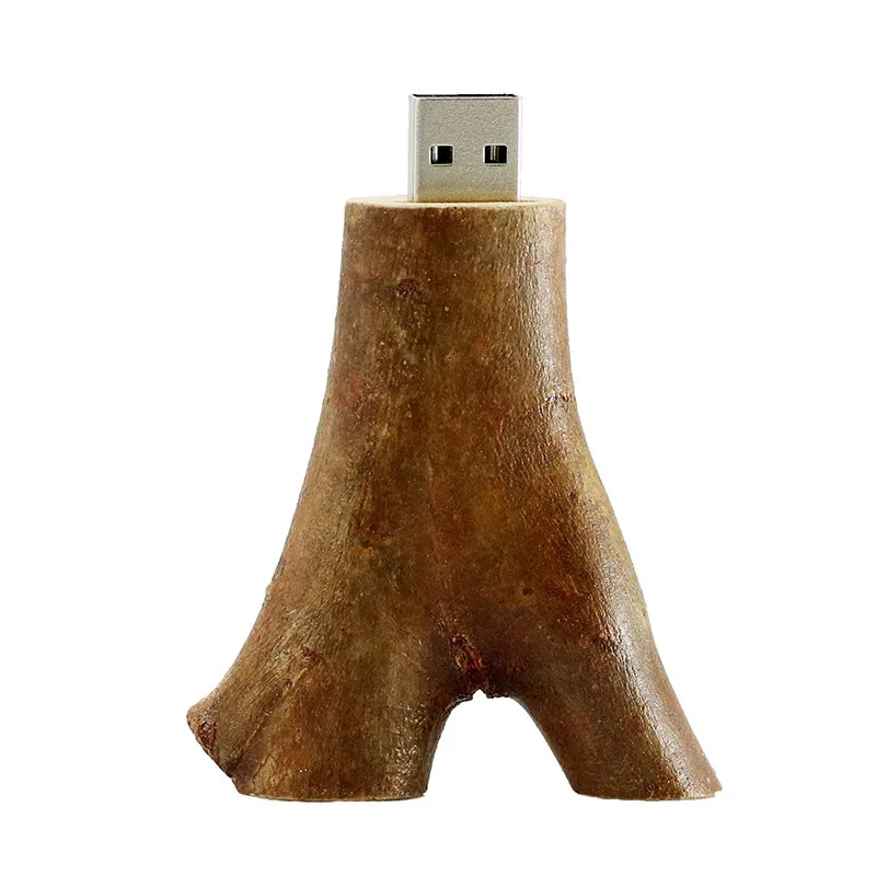 Usb 3.0!Novetly usb flash drive natural Wooden model tree branch memory stick pendrive 4GB 8GB 16GB 32G thumb drive usb Creative