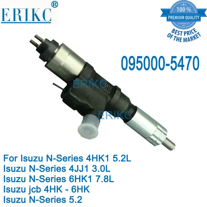 

ERIKC New Injector 5470 Common Rail Injector 095000-5470 (8-97329703-1) Auto Parts Injection 0950005470 (8973297032) for Isuzu