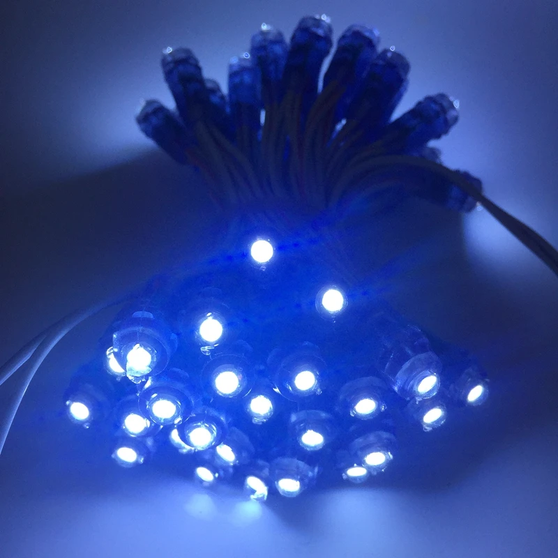 DC5V WS2811 IC LED Modules String Light 12MM Full Color IP68 Outdoor Waterproof Advertisement LED Pixel Lights