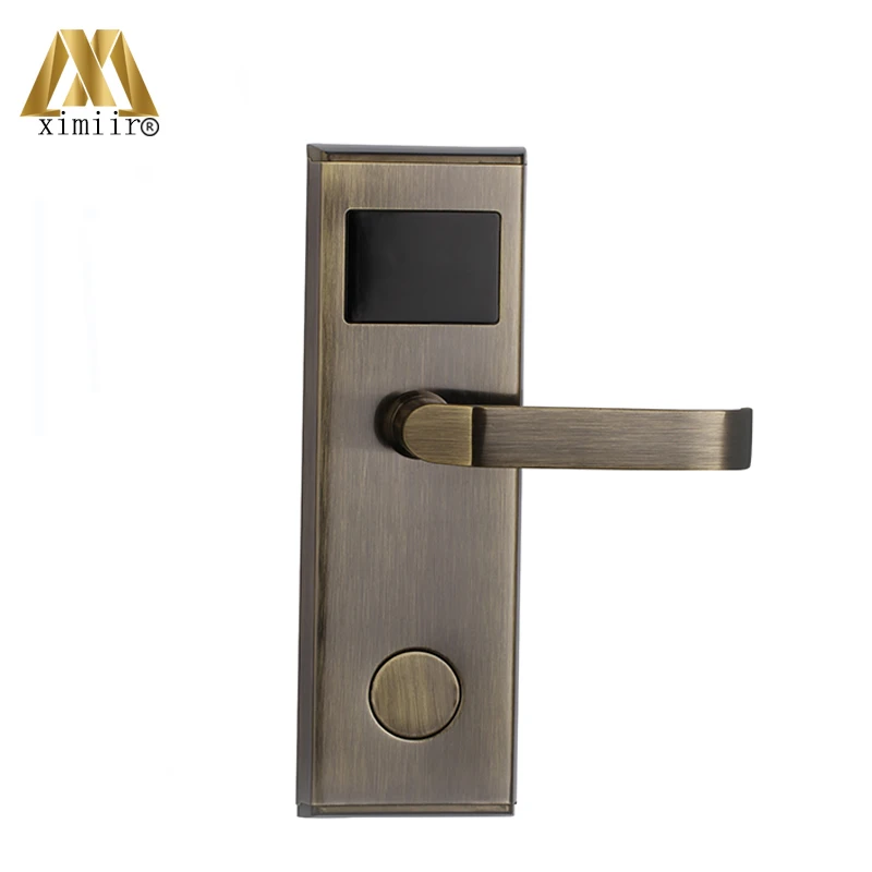 Good Quality Electronic Home Door Lock System Swipe Card Stainless Steel Smart Hotel Door Lock With RFID Card HM-201