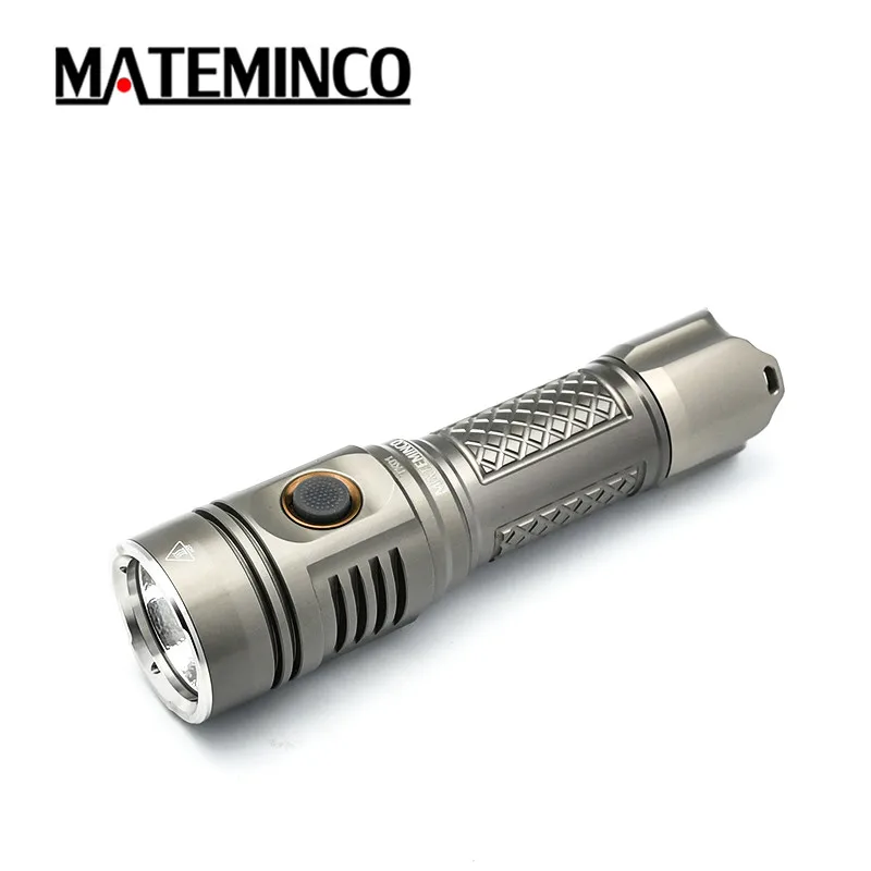 Mateminco TK01 Xhp50.2 Tactical 2215lm 21700 Battery Military Led Flashlight Torch Light with Strike Bezel