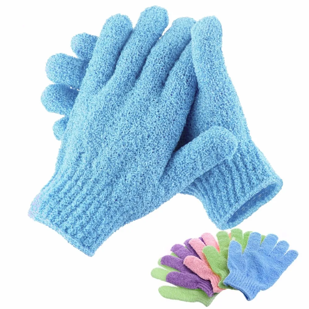 Bath For Peeling Exfoliating Mitt Glove For Shower Scrub Gloves Resistance Body Massage Sponge Wash Skin Moisturizing SPA Foam