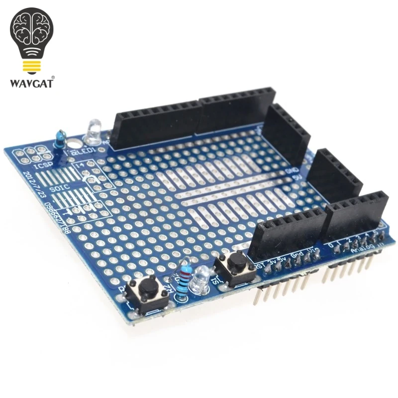 UNO Proto Shield prototype expansion board with SYB-170 mini bread board based For ARDUINO UNO ProtoShield