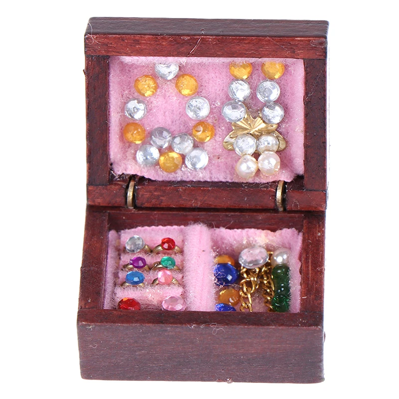 Sewing Box Lid Toolkit Toolbox / Jewelry / Medical Box / Artist Paint Pen / Gift Box Dollhouse Miniature 1:12 Scale Doll Houses