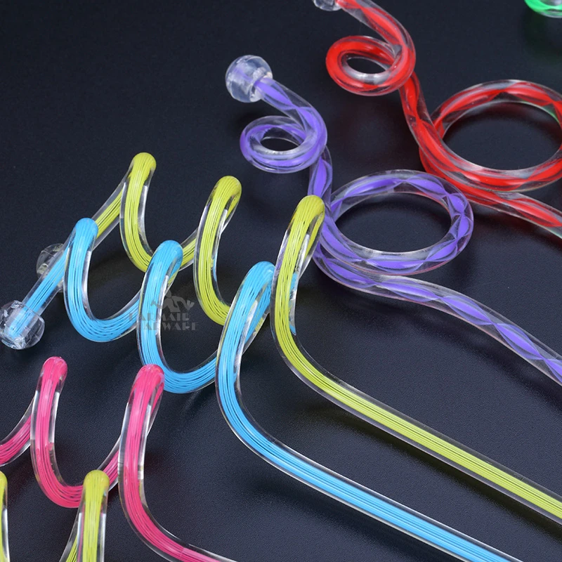 

10pcs 23cm/29cm Acrylic Fruit Cocktail Pick Stick Spoon, Spiral Pattern Bar Teadrop Spoon Cocktail Pick Whisks Random Colors