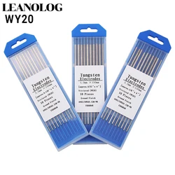 Cabezal de electrodo de tungsteno TIG, aguja/varilla para máquina de soldadura TIG, Color azul, código 1,6/2,0/2,4/3,0/3,2 MM x 4,0, 10 piezas