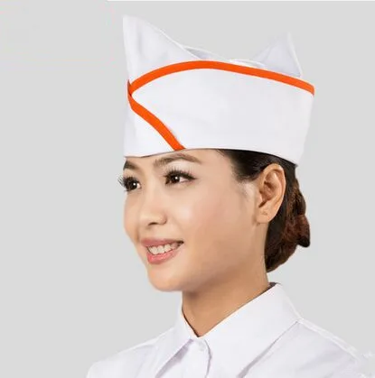 Chapeau de chef coréen blanc, chapeau de chef chinois, chapeau de chef, uniforme de chef