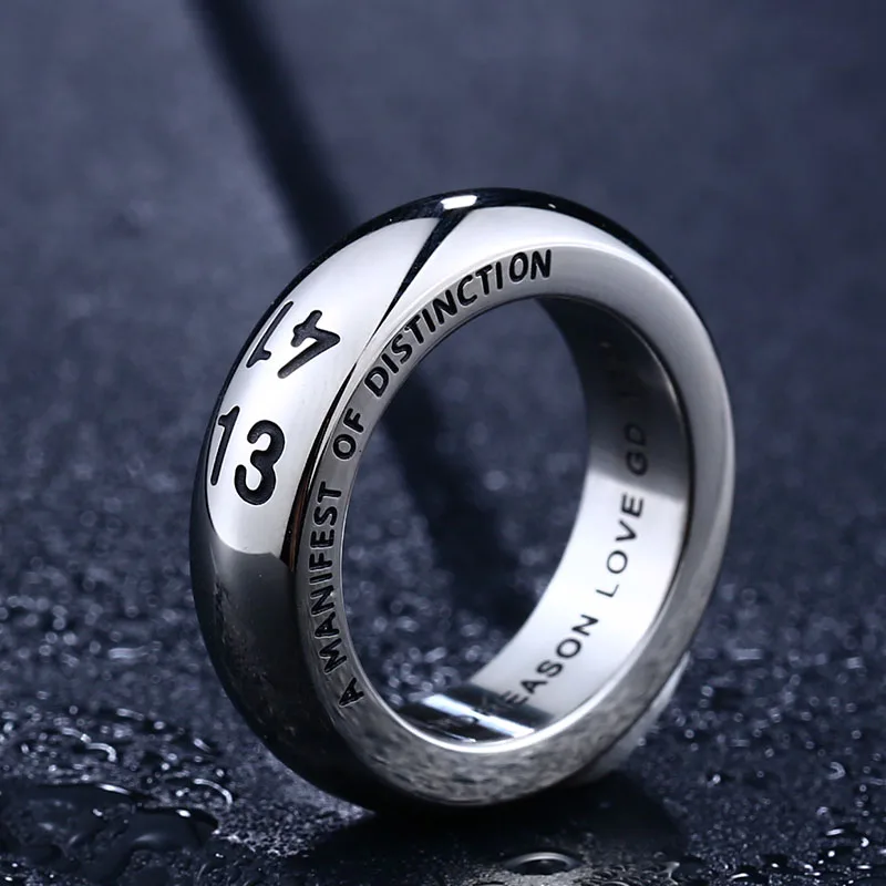 Beier new Arrival Unique Design Style Stainless Steel couple ring 1314 love ring Fashion Jewelry BR-R085