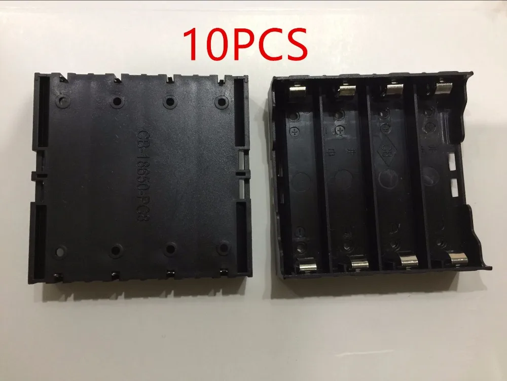 علبة بطارية ليثيوم 18650 ، مع دبوس ، 18650 (3.7-14.8 فولت) ، 10 قطعة