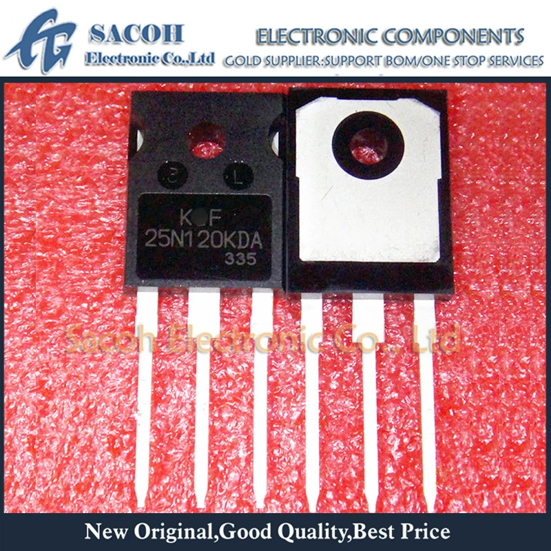 Reacondicionado Original, 10 unidades/lote, KGF25N120KDA 25N120KDA o KGH25N120NDA o KGT25N120NDA 25N120NDA 25N120 TO-247 25A 1200V