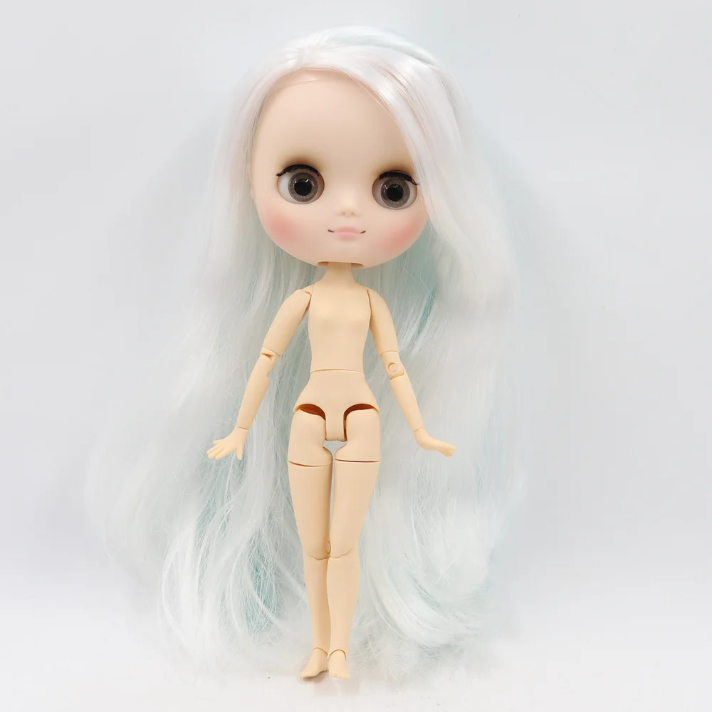 Fabryka lalka middle blythe 20cm wspólne body matowy lub błyszczący makijaż twarzy miękkie włosy DIY zabawki prezent za pomocą gestów