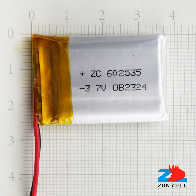 في النواة 600mAh 602535 3.7V ليثيوم بوليمر بطارية 552535 بلوتوث اللاسلكية المتكلم التعلم آلة قابلة للشحن ليثيوم أيون Ce